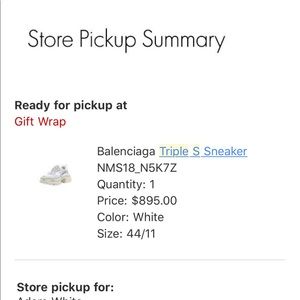Men’s Balenciaga Triple S - Size 44 uk 11 us